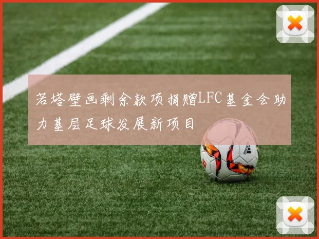 若塔壁画剩余款项捐赠LFC基金会助力基层足球发展新项目